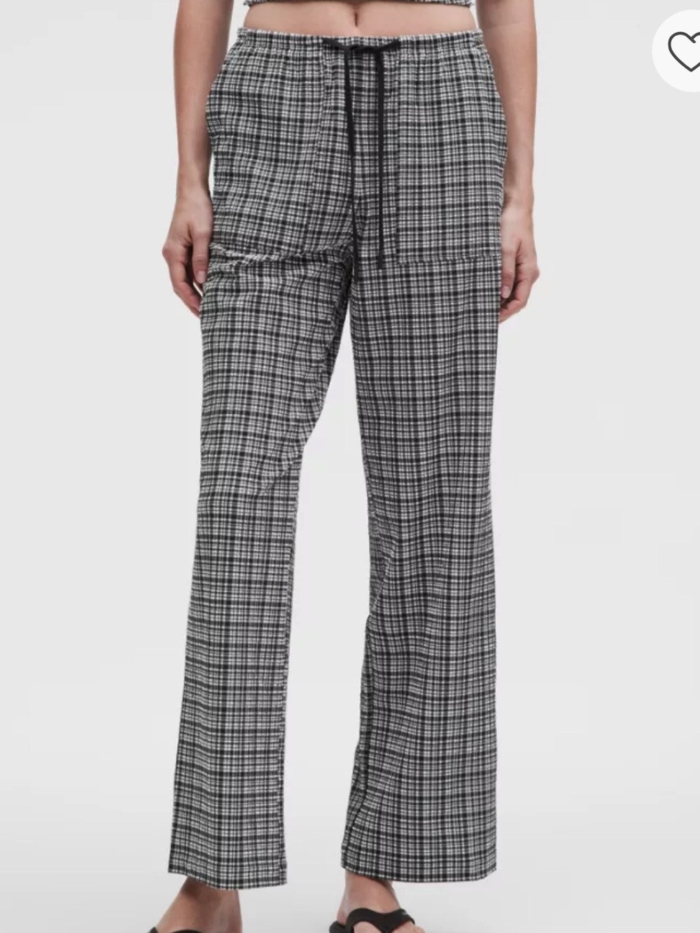 Lululemon Seersucker Check Mid-Rise Pull-on Pant - Picture 2 of 15